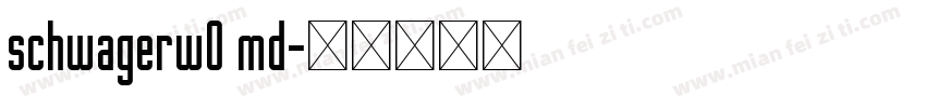 schwagerw0 md字体转换